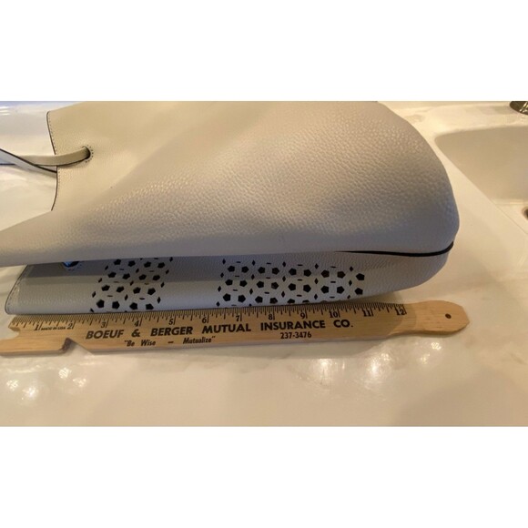 A New Day Bag Cream Lazer Cut Purse Womans Shoulder Designer Look Casual Boho - Picture 6 of 11